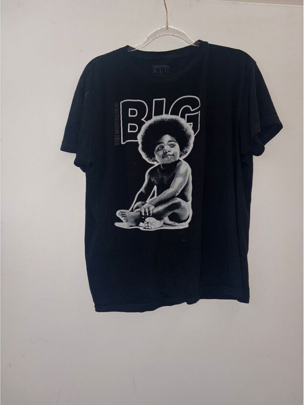 Notorious BIG Baby Photo Tee Black